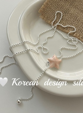 SASA925银圆珠链日系韩版项链