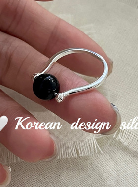 SASA银韩版简约银饰戒指/指环