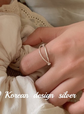 SASA银韩版小众光面戒指/指环