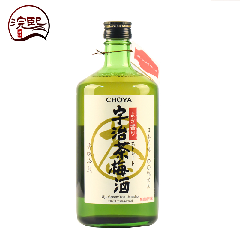 宇治茶梅酒日本原装进口俏雅CHOYA梅子酒720ml抹茶青梅酒日本酒-图0