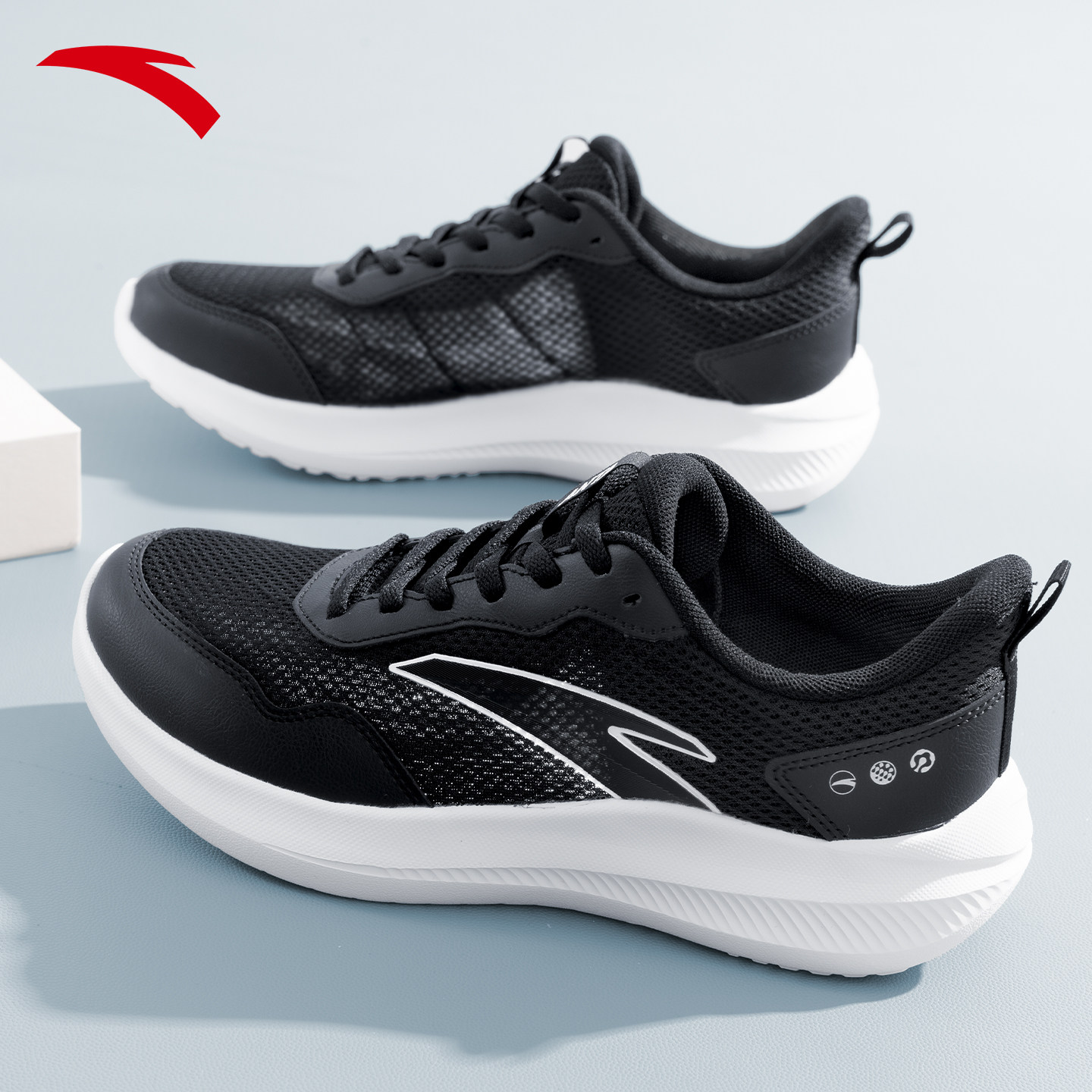 安踏透气网面运动鞋女鞋2026春季新款妈妈鞋子休闲轻便跑步鞋女款,淘宝优惠券,粉丝福利购,淘宝优惠卷