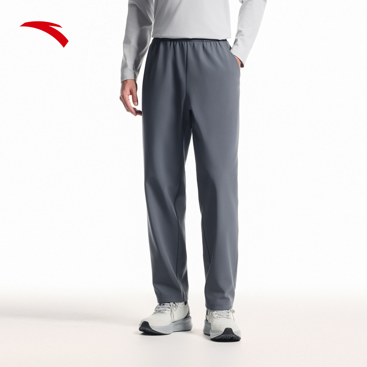 安踏加厚软壳运动长裤男士2026冬季新款加绒直筒裤通勤休闲男裤子,淘宝优惠券,粉丝福利购,淘宝优惠卷