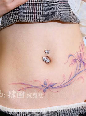 剖腹产遮盖疤痕纹身贴性感美丽