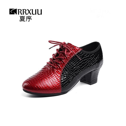 Летняя сетевая танцевальная обувь новая латиноамериканская туфли для обуви кожа квадратная танце