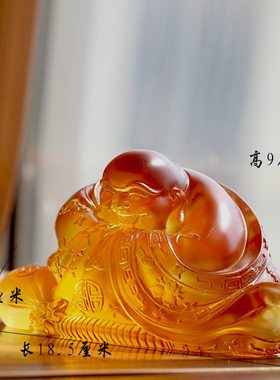 室内琉璃商铺前台摆放工艺礼品