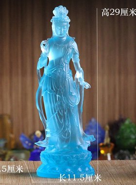 室内琉璃观音居家佛堂寺庙菩萨像