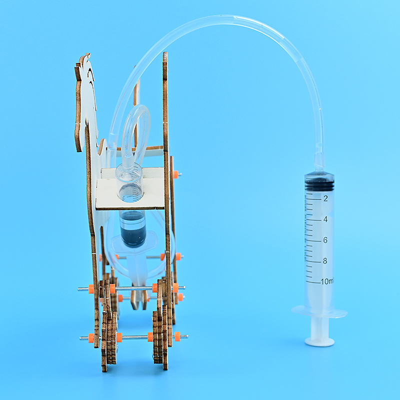 液压马 小学生手工DIY气压物理拼装科技小制作发明材料包科学实验 - 图1