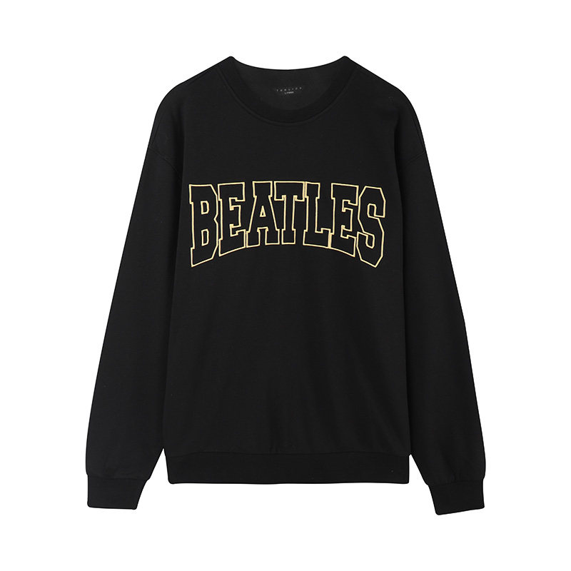 唐狮蓝色男士2021秋季新款韩版卫衣 唐狮喜之乐卫衣