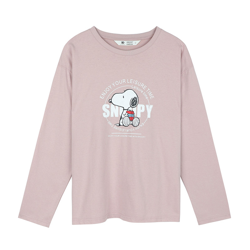 唐狮官方旗舰店长袖2020秋新款t恤 唐狮喜之乐T恤