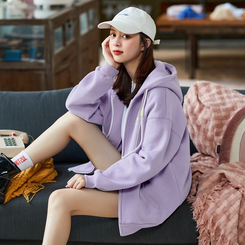 唐狮2021新款春秋短款韩版宽松卫衣 唐狮喜之乐短外套