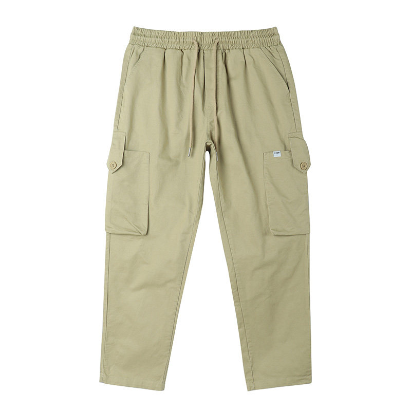 唐狮男2021秋季新款潮流黑色休闲裤 唐狮喜之乐休闲裤