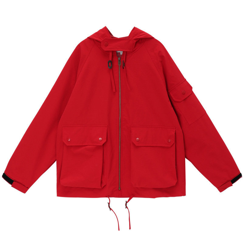 唐狮官方旗舰店女外套cec潮短外套 唐狮福悠短外套