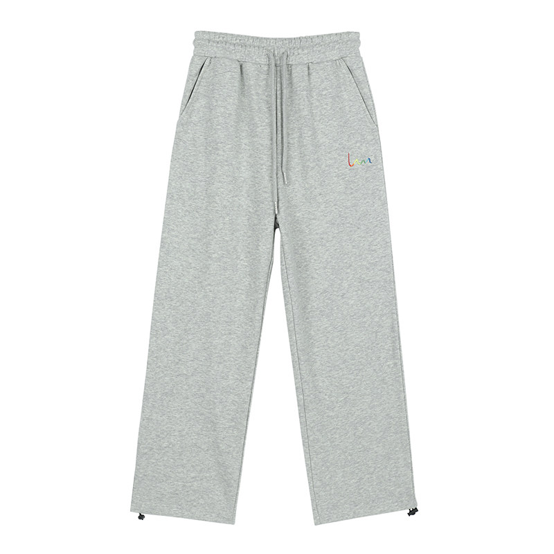 唐狮灰色女2020秋装新款宽松运动裤 唐狮喜之乐休闲裤