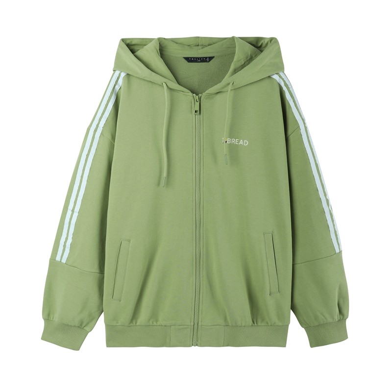 唐狮开衫2021春秋新款宽松拉链卫衣 唐狮喜之乐短外套