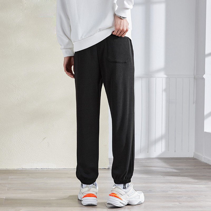 唐狮灰色2021秋季新款韩版休闲裤子 唐狮喜之乐休闲裤