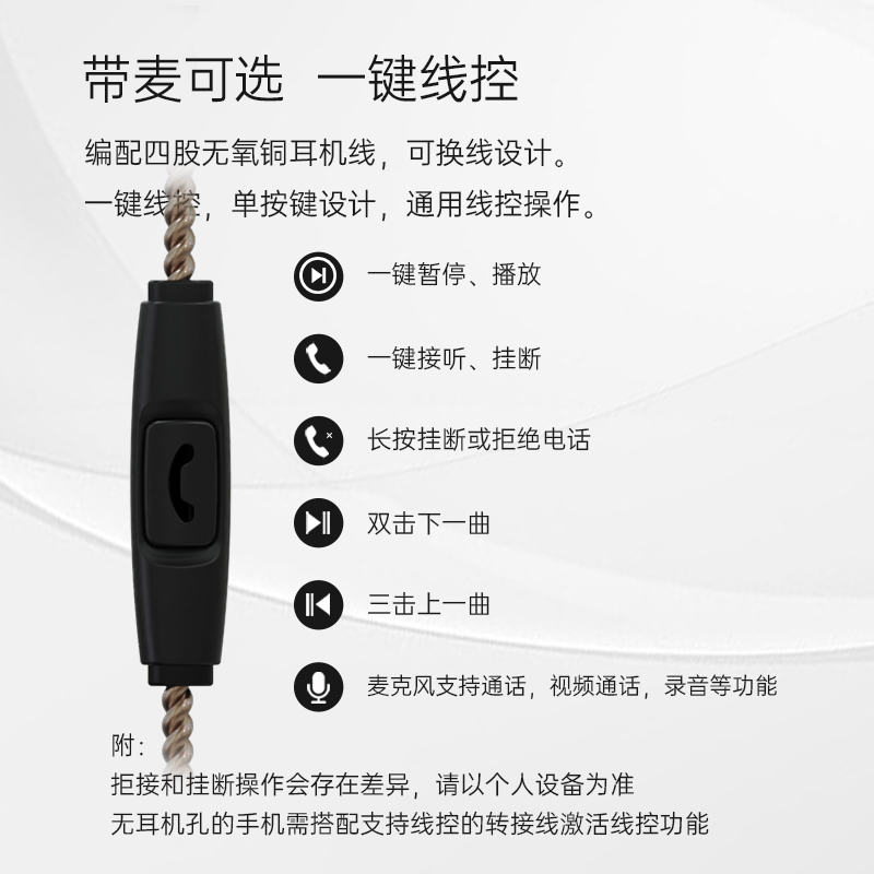 KBEAR魁宝朱雀入耳式HIFI耳机高音质音乐K歌耳返直播降噪游戏耳机 - 图2