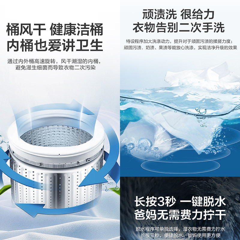 海信5.6 kg公斤小型迷你波轮洗衣机 海信洗衣机