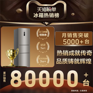 海信251L三开门电冰箱家用小型变频一级节能风冷无霜租房换新补贴