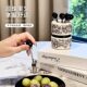 Ceramic fruit fork set living room dining table light luxury cake dessert fork fruit picks creative storage jar
