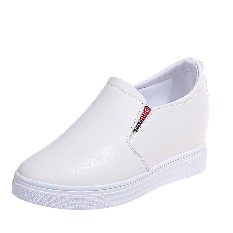 小白鞋女休闲2023新款春季乐福鞋内增高百搭网红百搭一脚蹬单鞋子,淘宝优惠券,粉丝福利购,淘宝优惠卷
