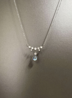 Vintage古着 Tassel moonstone项链