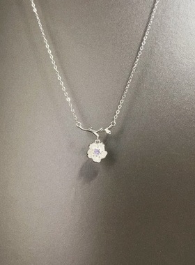 Vintage古着 Frost branches crimson项链