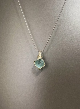 手工 Fluorite Ghosting项链