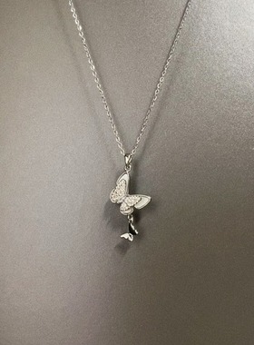 Vintage古着 Twin butterflies项链