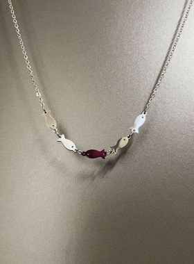 Vintage古着 Up against the tide项链