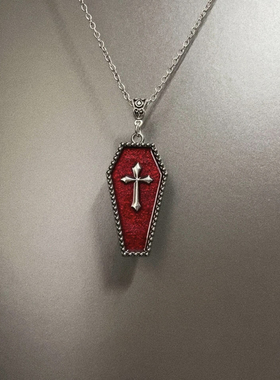 Vintage古着 Oil dripping cross项链