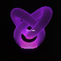 Love Knot - Abstract Circle Spiral 3D Bulbing Night Light Ma