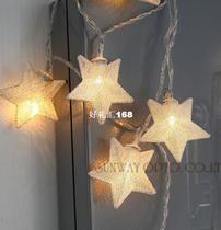 3 3M 12ft 20 LED Metal Star Fairy String Lights Battery Powe