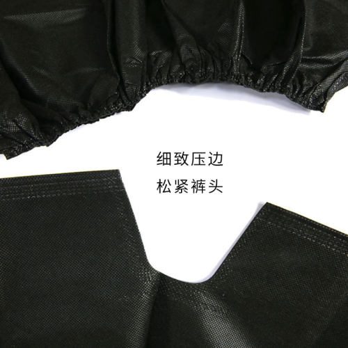 大码一次性内裤200斤美容院专用足浴男三角短裤加长黑色平角老人 - 图1
