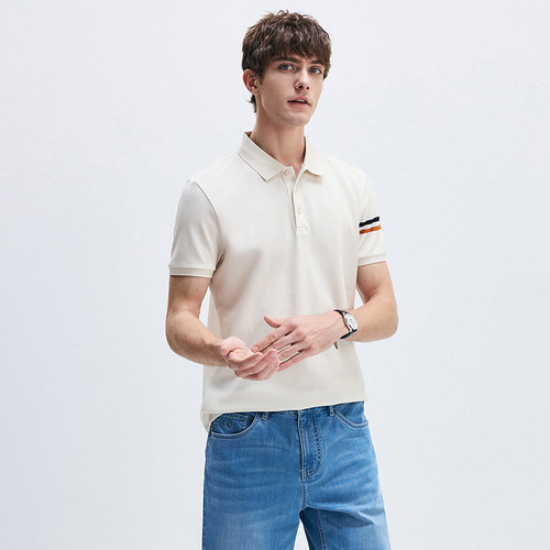 Navigare意大利小帆船休闲保罗polo衫男士短袖通勤T恤半袖上衣夏 - 图2