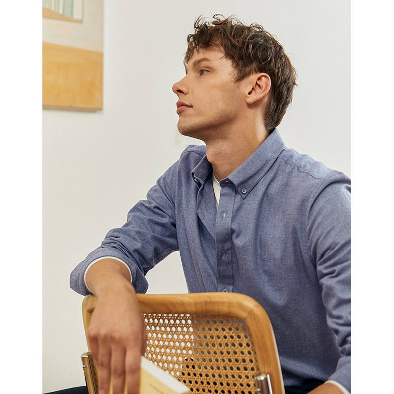 navigare意大利小帆船男士秋冬衬衫 navigare纳维凯尔衬衫