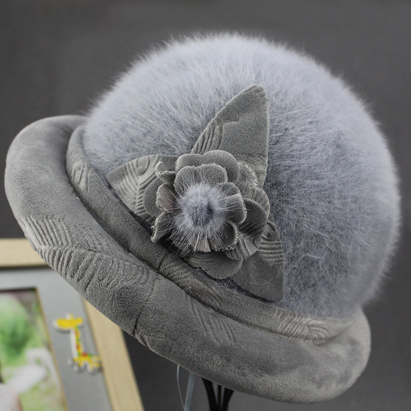 老人帽子女秋冬天保暖盆帽兔毛帽加绒加厚礼帽中老年人奶奶妈妈帽,淘宝优惠券,粉丝福利购,淘宝优惠卷