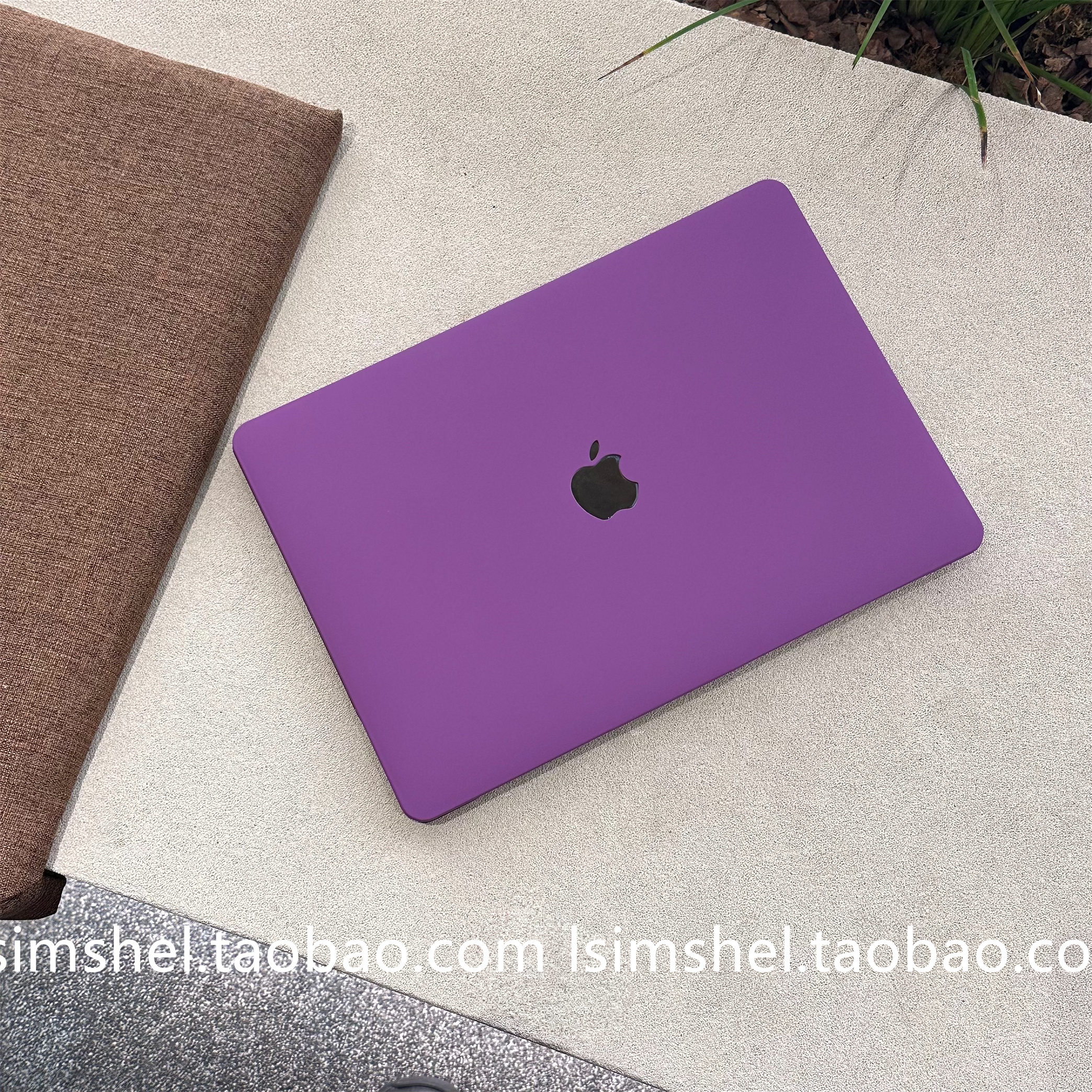 SHELL丨适用于Macbook苹果保护壳笔记本2025新款Air葡萄紫色外壳macbookair13.6Pro14M4英寸软套16/15寸Max - 图3