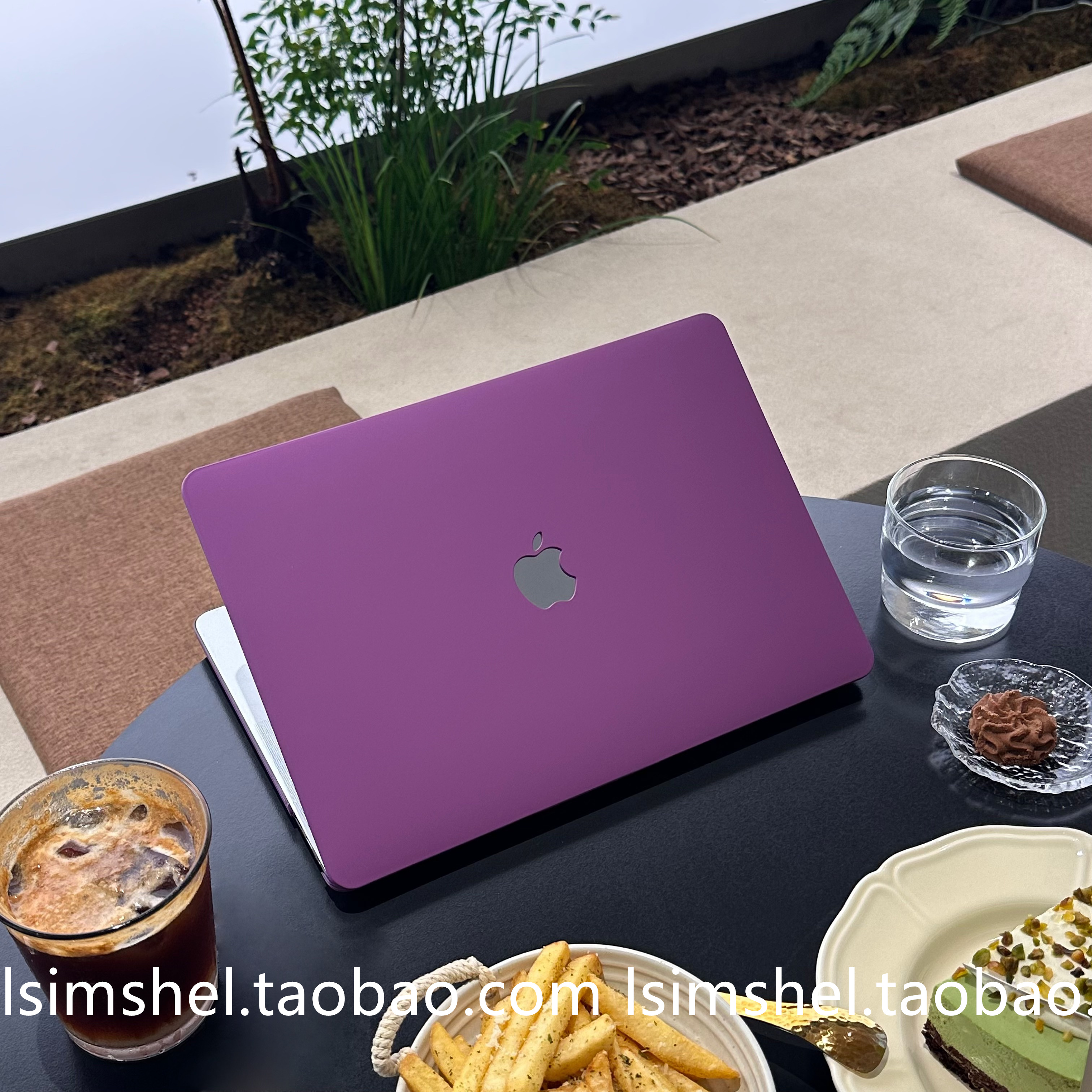 SHELL丨适用于Macbook苹果保护壳笔记本2025新款Air葡萄紫色外壳macbookair13.6Pro14M4英寸软套16/15寸Max - 图2