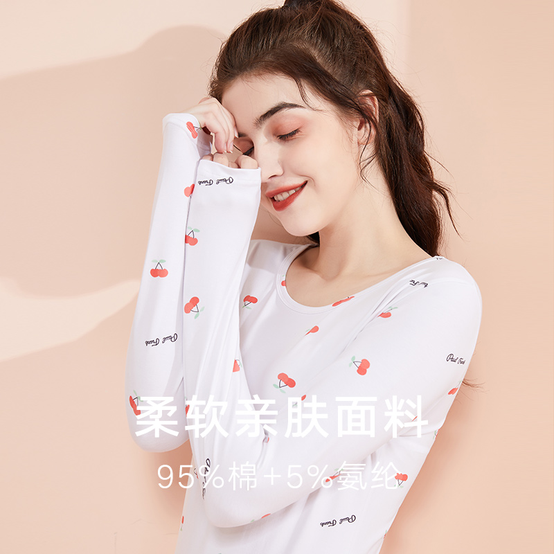 大嘴猴保暖內衣女士棉毛純棉秋衣秋褲羊羔絨加厚套裝打底冬季A_paulfrank祥潤專賣店_女士內衣/男士內衣/家居服