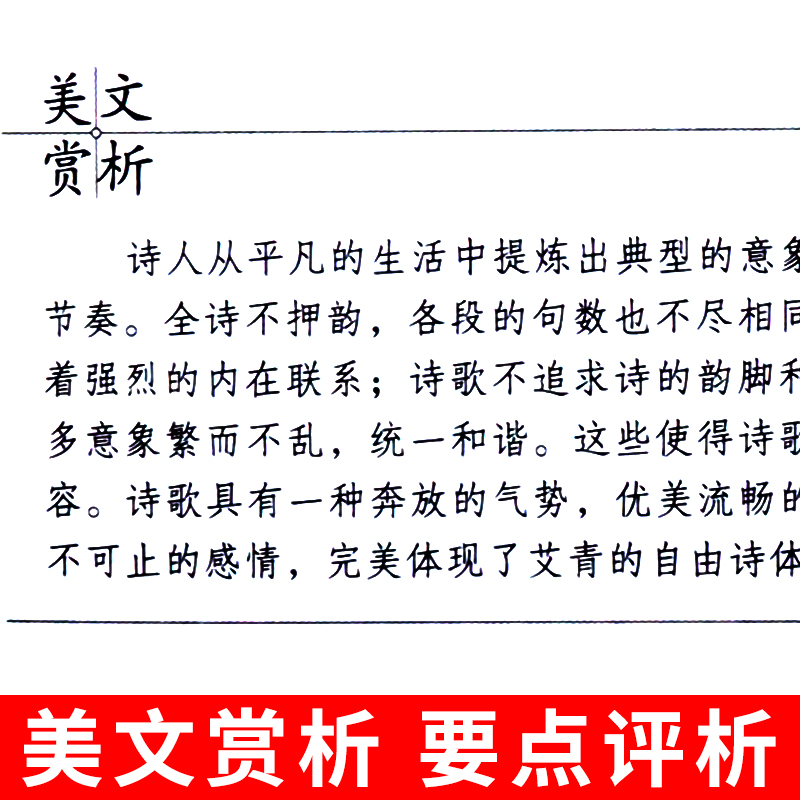 艾青诗选和水浒传原著完整版 九年级上册课外书必读正版书9上名著初三课外阅读书籍初中版书目诗集青少年版 - 图2