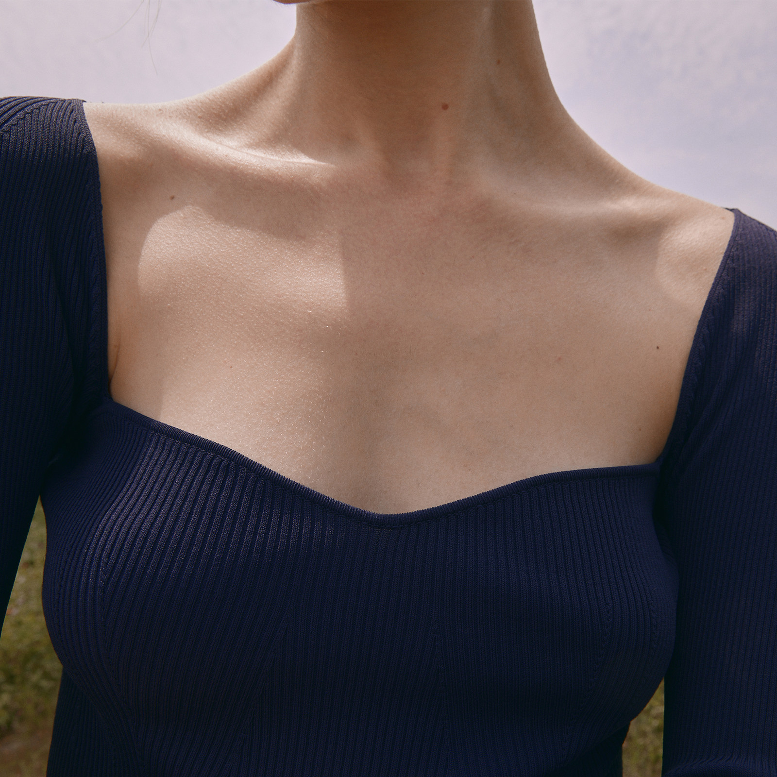 女2020年秋装针织修身显瘦连衣裙 mixselection连衣裙