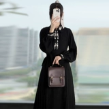 Выступление 2024 Новый оригинальный Hanfu Interstitial Knitwear рубашка ежедневное улучшение элементов Han, женская одежда древнего стиля