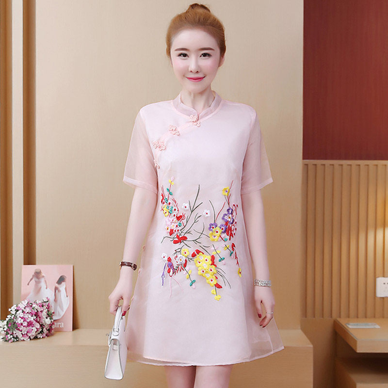 2020年新款现代中国风复古连衣裙 柔情恋旗袍