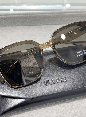 薇尚变色开车大框茶色墨镜女款