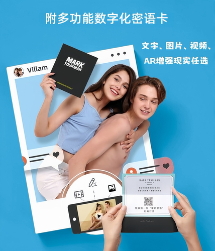 MARK YOUR MAN七夕情人节生日定制送男友礼物莫代尔男士内裤礼盒 - 图0