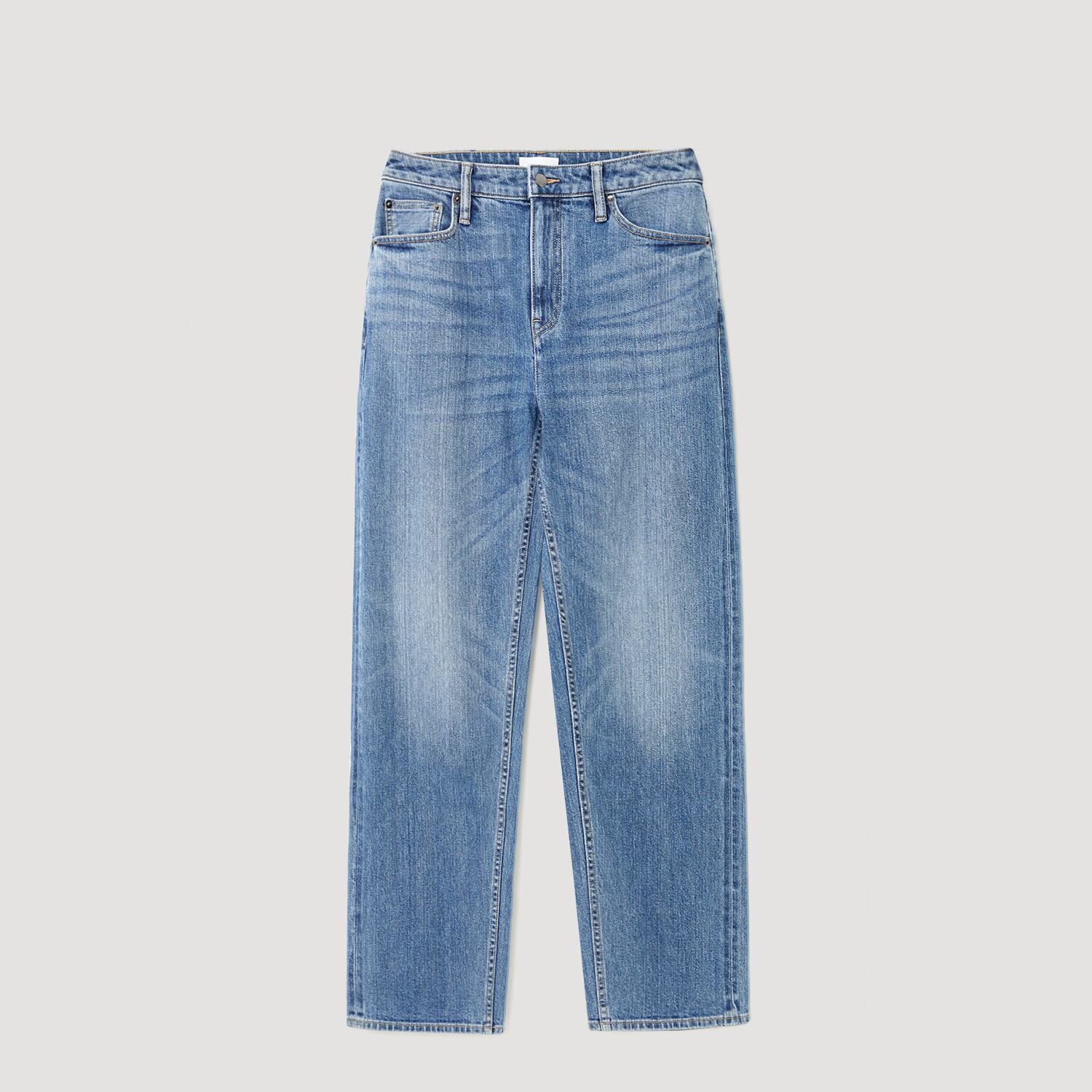 OVV秋冬热卖女装日本进口面料时髦复古直筒休闲牛仔裤