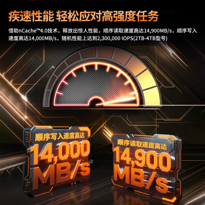 WD/西部数据SN580/5000/7100/8100 1TB台式机2T笔记本M.2固态硬盘 - 图1