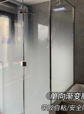 隐私贴膜玻璃贴纸圆点渐变磨砂膜