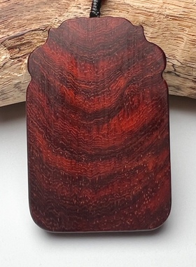 小叶紫檀龙狗牛羊吊坠三会土挂件补土缺土男女项链红木定制木雕