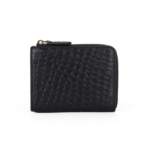 SEPTEMBER 27 DESIGNS Кожаный кошелек, сумка через плечо, картхолдер с молнией, монеты, воловья кожа, из натуральной кожи